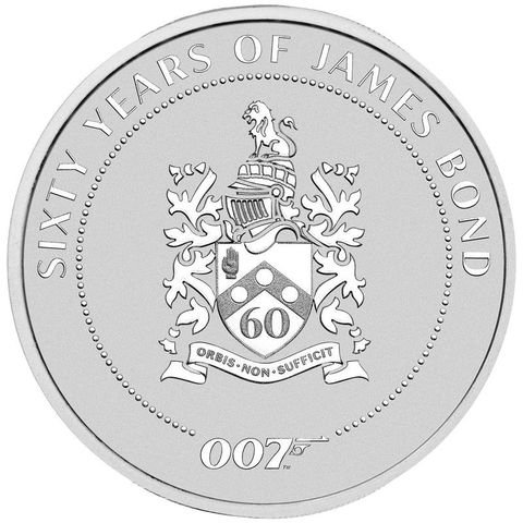 2022 James Bond Family Crest Anniversary 1oz Sølv