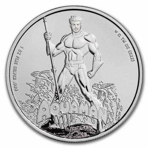 Samoa 2023 AQUAMAN™ - 1 OZ SØLV DC COMICS™ (2.)