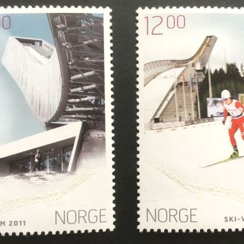 Norge 2011 Ski-VM 2011 NK 1779 - 1780 Postfrisk