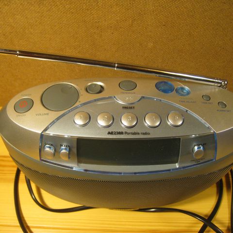 PHILIPS RADIO MED KLOKKEFUNKSJON