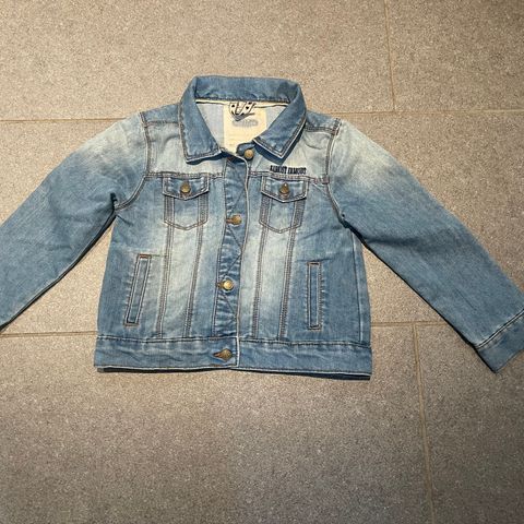 Denim jakke / jeansjakke str 116