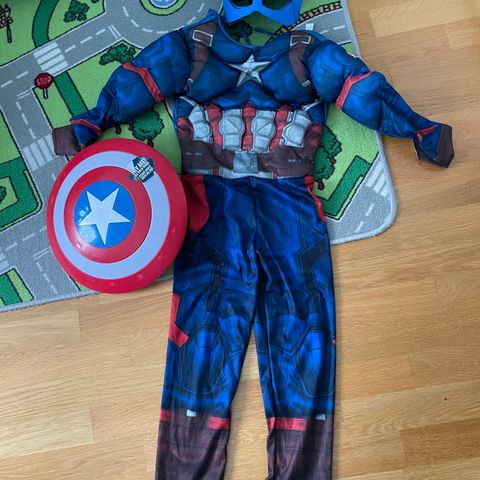 Komplett kostyme Captain America