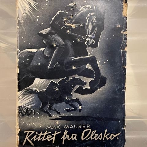 Rittet fra Olesko - Max Mauser/Jonas Lie - førsteutgave med originalt omslag