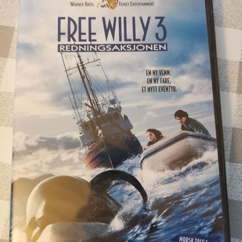 Free Willy 3 (DVD, i plast)