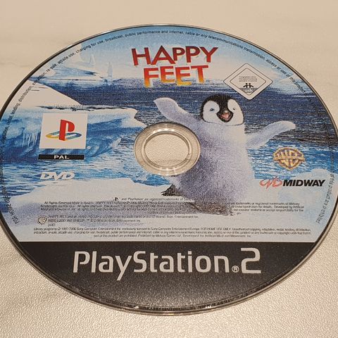 Happy Feet - til Playstation 2 (PS2, kun disc)
