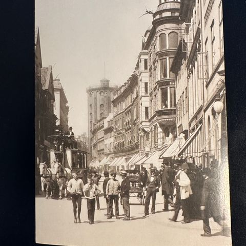 København, kjøpmanngaten ca 1900, ubrukt. (1835 X)