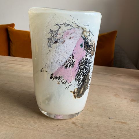 Gro Bergslien kunstglass vase