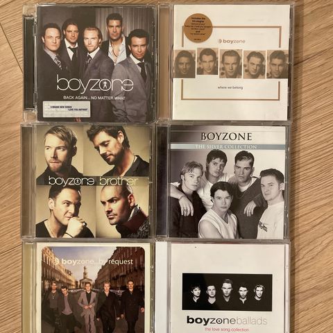 Boyzone (6 CD) boyband, 90-tallet, Ronan Keating