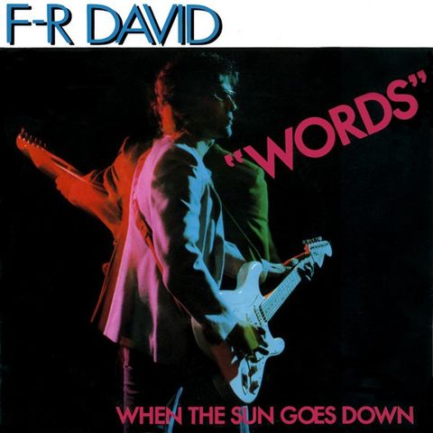 F.R. David – Words (7", Single 1982)