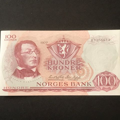 100 kroner Norge fra 1977