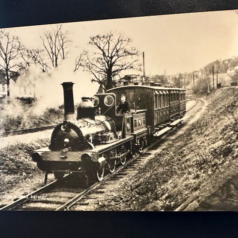 Norske jernbane 100 år 1854 - 1954, ubrukt (1844 X)