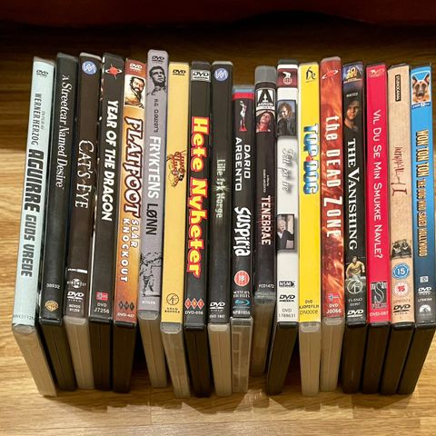 Diverse sjeldne DVDer