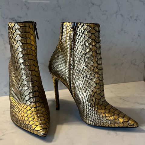 Barbara Bui Python Ankle Boots