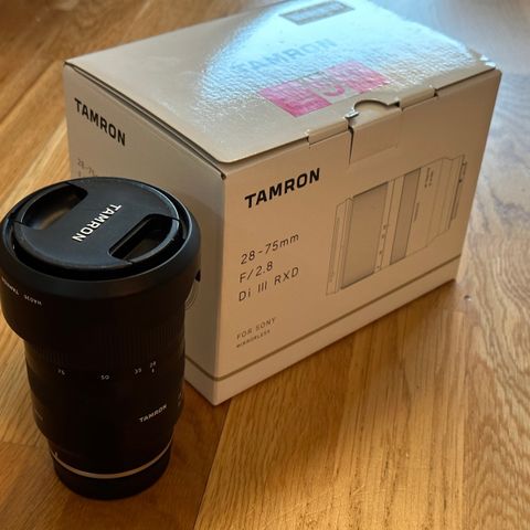 Tamron FE 28-75mm f/2.8 til Sony fullformat