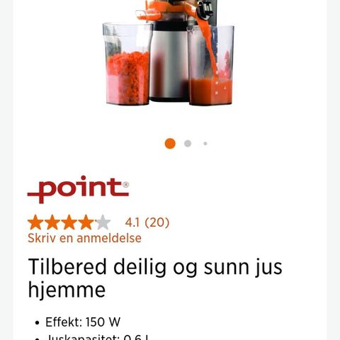 Juicer fra POINT