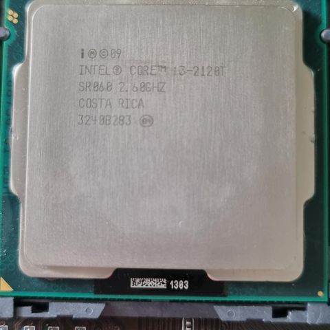 Intel Core i3, 2 generasjon, socket 1155