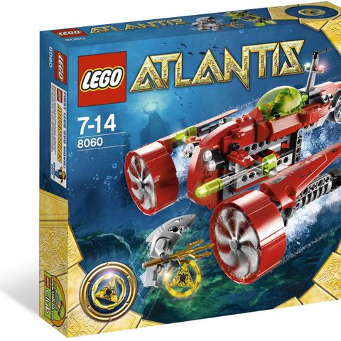Lego Atlantis 8060 - Typhoon Turbo Sub (2010)