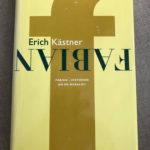 Fabian - historien om en moralist av Erich Kästner