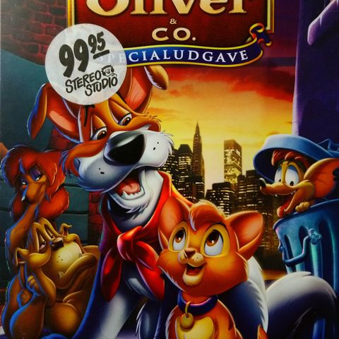 DVD. Walt Disney. Klassikere. Oliver & co. Spesialutgave