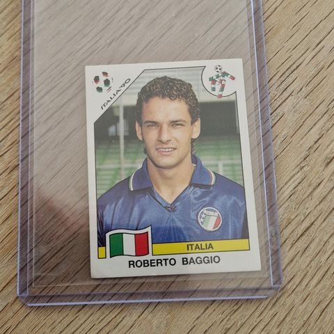 Roberto Baggio Panini World Cup Italia 1990