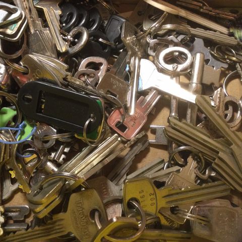 Gamle nøkler og lås