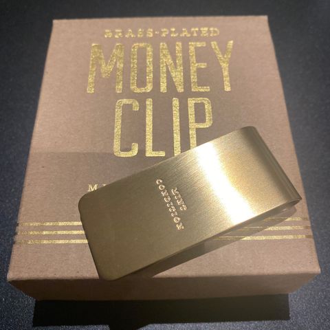 Money clip - seddelklype