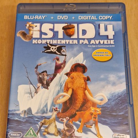 Istid 4 - Kontinenter på Avveie  ( BLU-RAY )