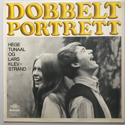 LARS KLEVSTRAND HEGE TUNAAL Dobbelt Portrett 1969 vinyl LP 1. trykk STOPP STAND