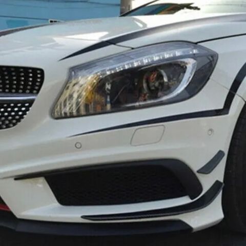 Mercedes a-klasse karbonfiber cover til framre splittere