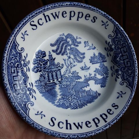 Schweppes Bar Plate - Enoch Wedgwood (tunstall)LTD.