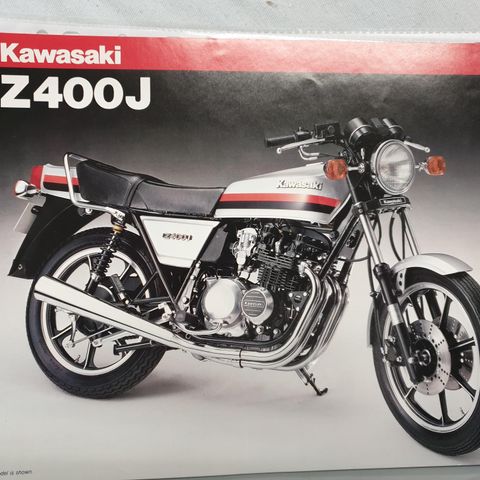 Kawasaki Z 400 J 1981  Brosjyre