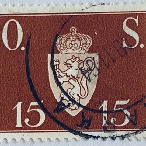 Norge 1951/52 Offentlig sak O.S. T 70  Stemplet