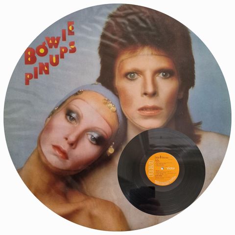 DAVID BOWIE/PIN UPS 1973 - VINTAGE/RETRO LP-VINYL (ALBUM)