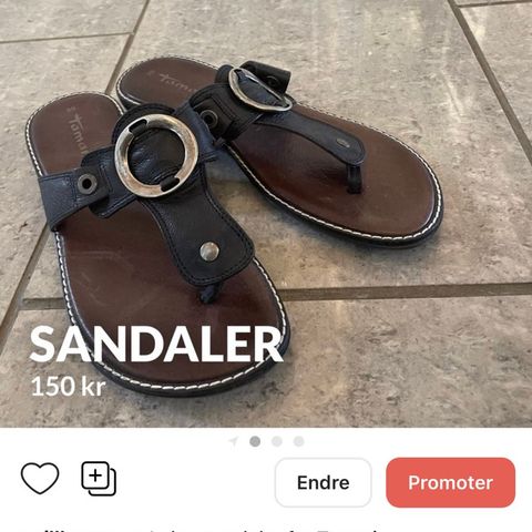 Sandaler/sommersko/slipin