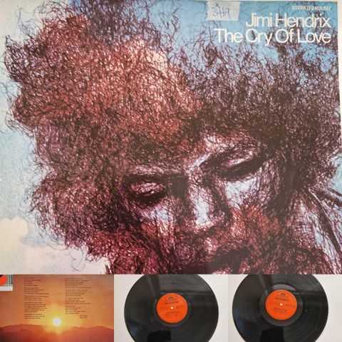 HENDRIX/THE CRY OF LOVE 1971 - VINTAGE/RETRO LP-VINYL (ALBUM)