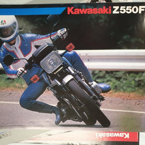 Kawasaki Z 550 F 1983  Brosjyre