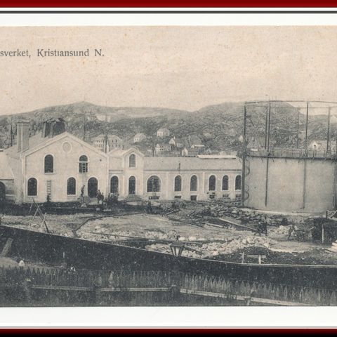 ** GASVERKET, KRISTIANSUND N. STPL 1908. **  REF. 5403