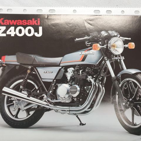 Kawasaki Z 400 J 1980 Brosjyre