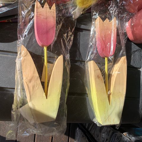 Ny påskepynt Tulipan fra tre selges
