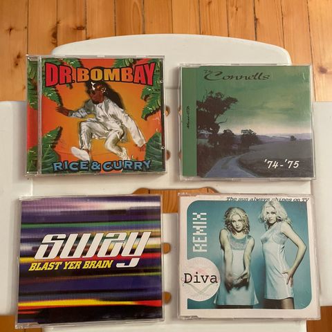 CD’er diverse selges, se bilder. 90/2000 talls.