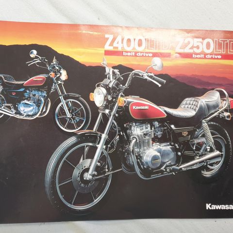 Kawasaki LTD 250 / 400 Brosjyre