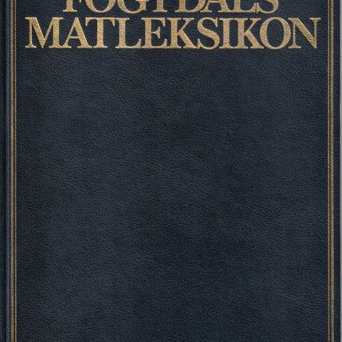 Fogtdals Matleksikon - Bind 1