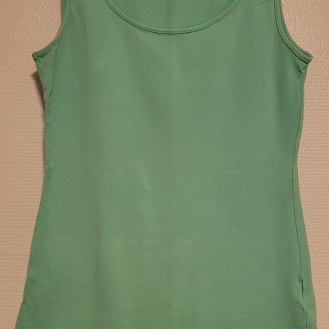 Green tank top