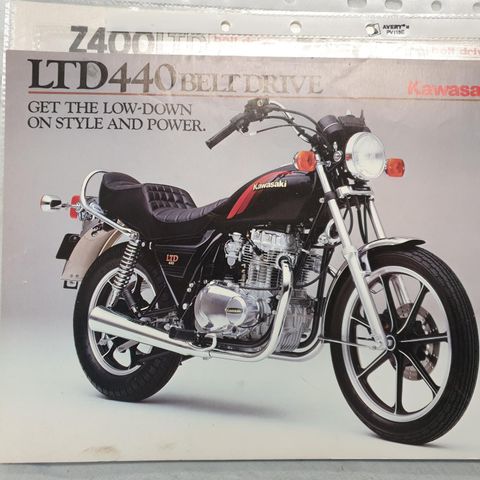 Kawasaki LTD 440  brosjyre