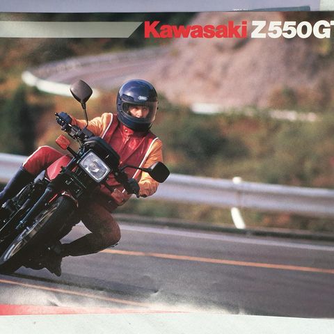 Kawasaki GT 550 1983 Brosjyre