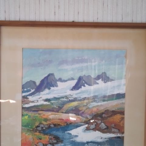 Maleriet "Fra Rondane" av kunstner H. Günther