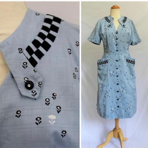 Vintage kjole fra 1950-tallet / M