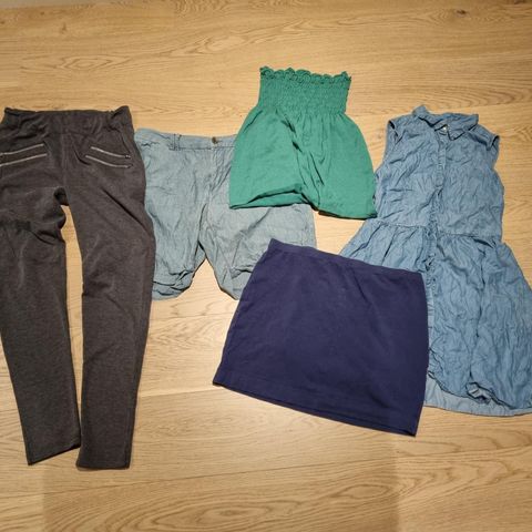 Kjole , skjørt , topp , shorts og tights