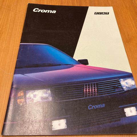 BILBROSJYRE - FIAT CROMA - 1986