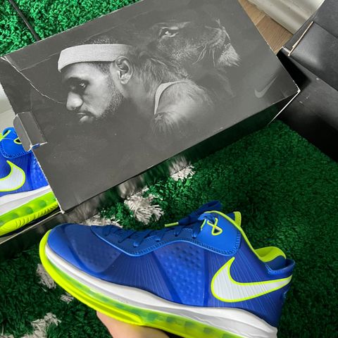 nike lebron viii v/2 low qs «sprite» 42